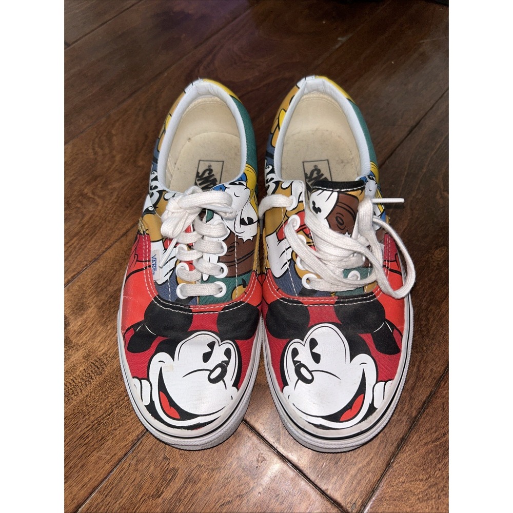 Vans Off The Wall Unisex X Disney Mickey Mouse & Friends Era Shoes M7/W8.5‎ Used